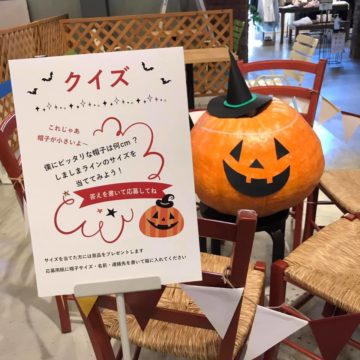 大きなカボチャの帽子サイズは何㎝?